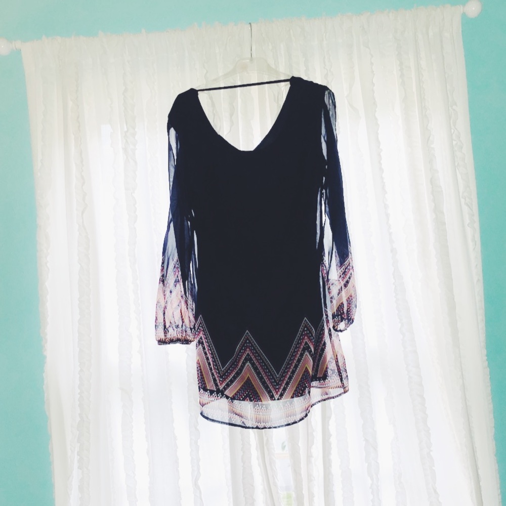 Small navy blue dress